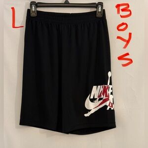 Jordan Black Boys' Logo Shorts